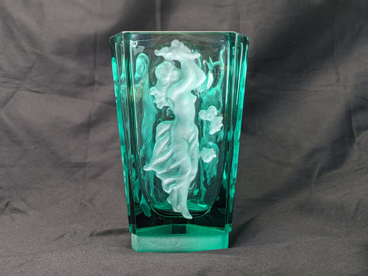 Art Deco Glass Vase